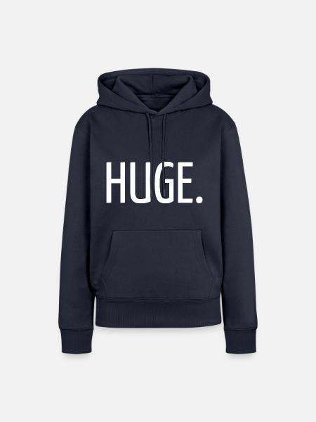 Riesig - Frauen Premium Bio Hoodie - Navy