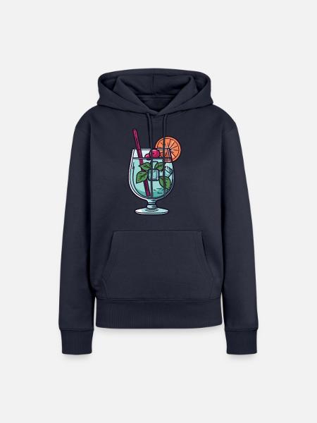 Cocktail - Frauen Premium Bio Hoodie - Navy
