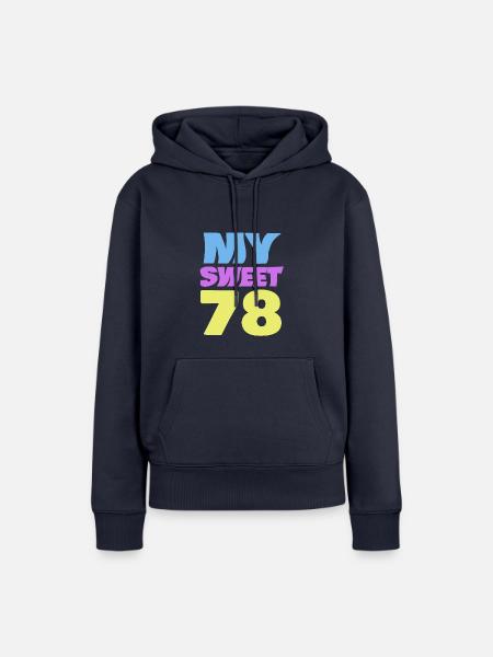 78 - Frauen Premium Bio Hoodie - Navy