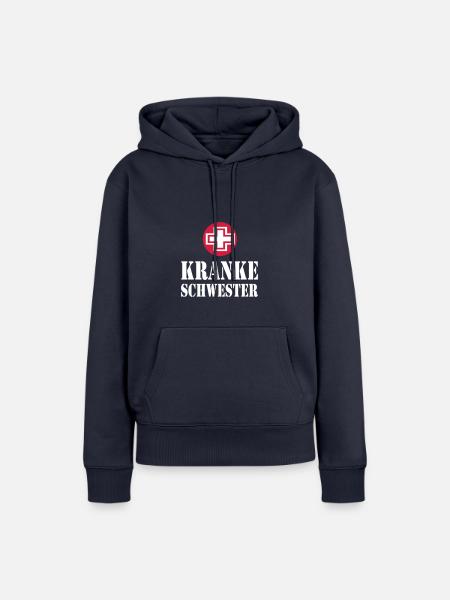 Kranke Schwester - Frauen Premium Bio Hoodie - Navy