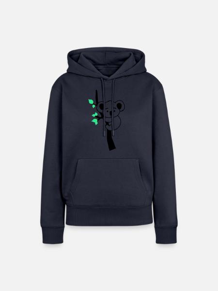 koalabär - Frauen Premium Bio Hoodie - Navy