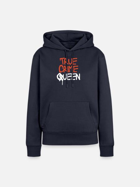 True Crime Queen - Frauen Premium Bio Hoodie - Navy