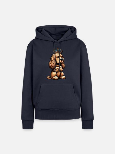 Cocker Spaniel Cockerhund Cocker Spaniel Besitzer - Frauen Premium Bio Hoodie - Navy