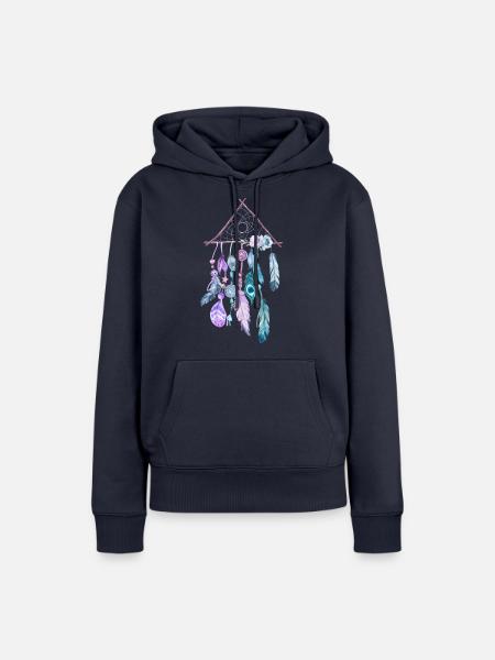 Traumfänger - Frauen Premium Bio Hoodie - Navy