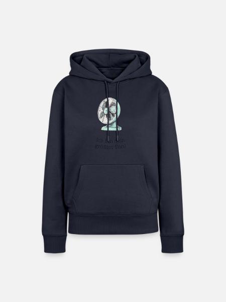 dein Fan - Frauen Premium Bio Hoodie - Navy