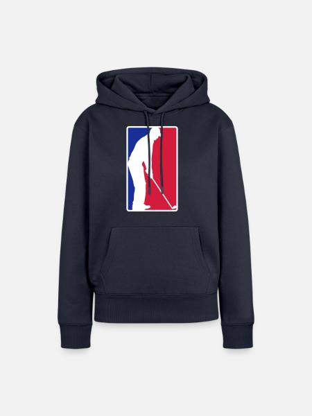 Rot Blau Golf - Frauen Premium Bio Hoodie - Navy