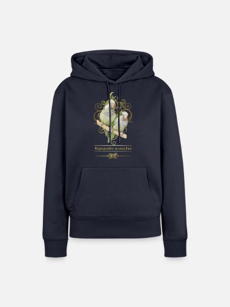 Argentinischer Sittich - Frauen Premium Bio Hoodie - Navy