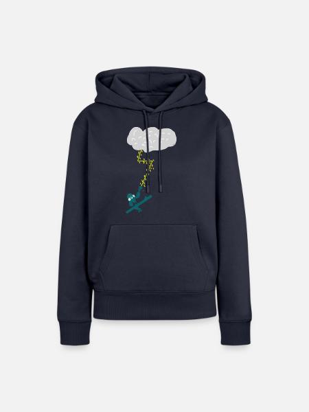 Taube - Frauen Premium Bio Hoodie - Navy