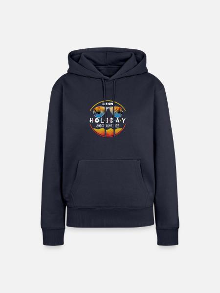 I’m on holiday - Frauen Premium Bio Hoodie - Navy