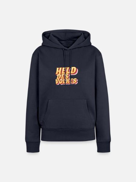 Held des Volkes - Frauen Premium Bio Hoodie - Navy
