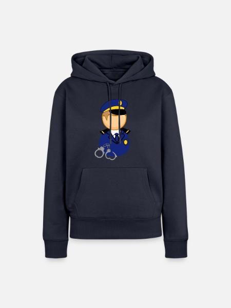 Polizist - Frauen Premium Bio Hoodie - Navy