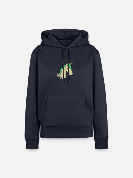 Uni-Mais - Frauen Premium Bio Hoodie - Navy