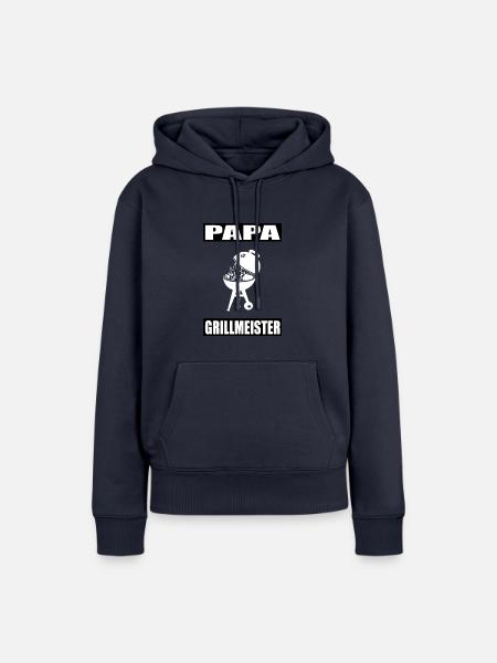 BBQ - Frauen Premium Bio Hoodie - Navy