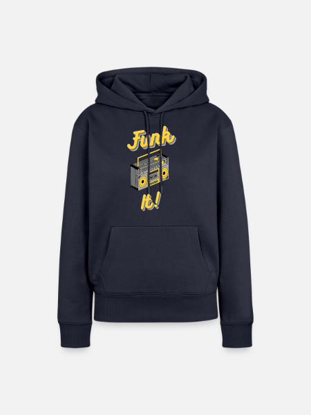 Funk It - Frauen Premium Bio Hoodie - Navy