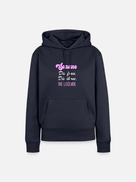 Suzanne die legende - Frauen Premium Bio Hoodie - Navy