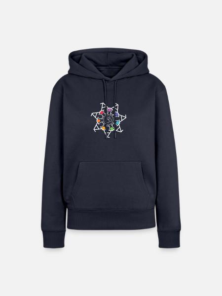 Aum - Frauen Premium Bio Hoodie - Navy
