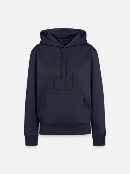 25 - Frauen Premium Bio Hoodie - Navy