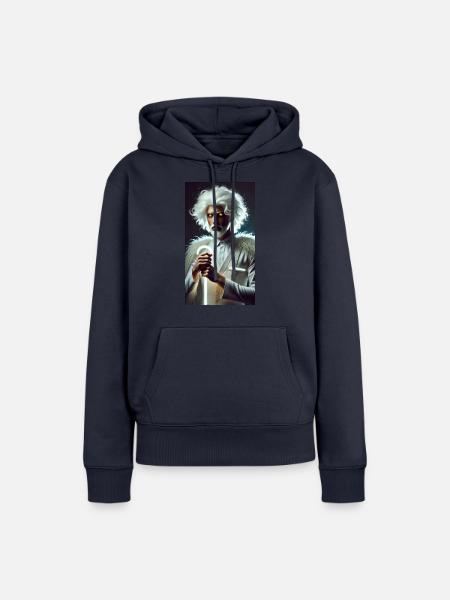Engel - Frauen Premium Bio Hoodie - Navy