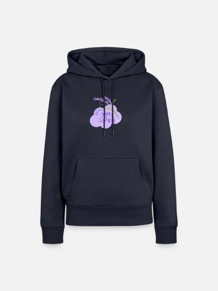 Carpe Diem - Frauen Premium Bio Hoodie - Navy
