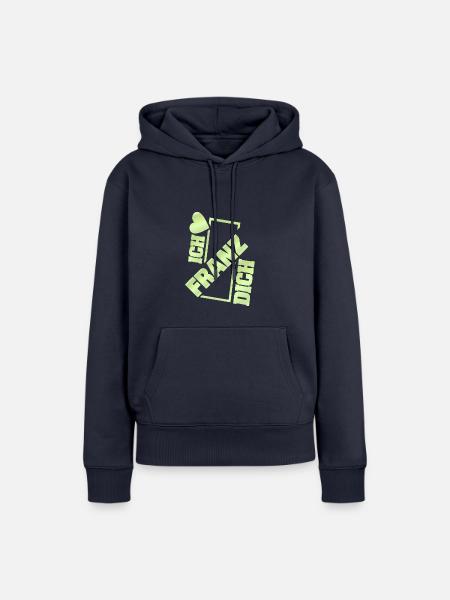 Franz als Couple - Frauen Premium Bio Hoodie - Navy