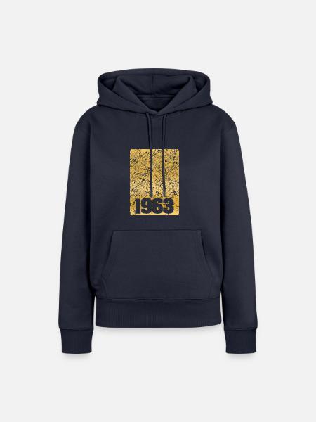 1963 - Frauen Premium Bio Hoodie - Navy