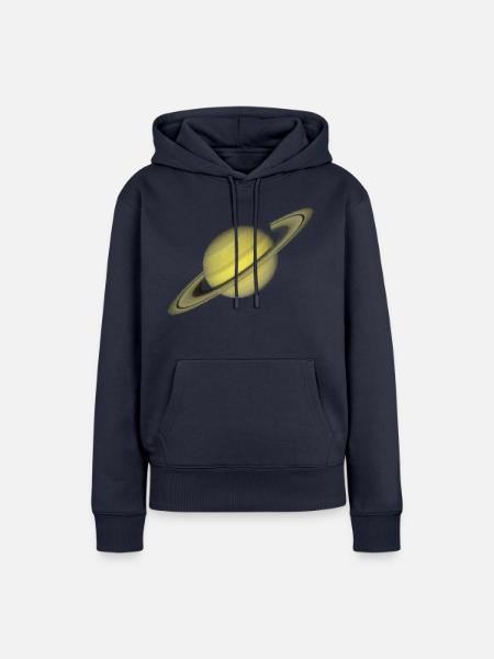 Saturn - Frauen Premium Bio Hoodie - Navy