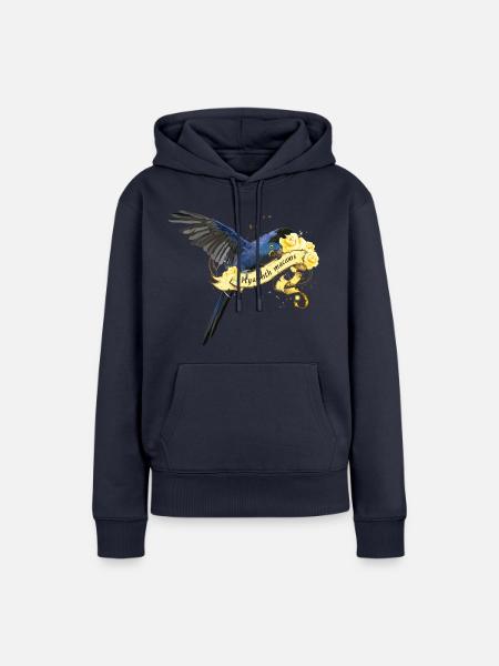 Hyazinthenaras - Frauen Premium Bio Hoodie - Navy