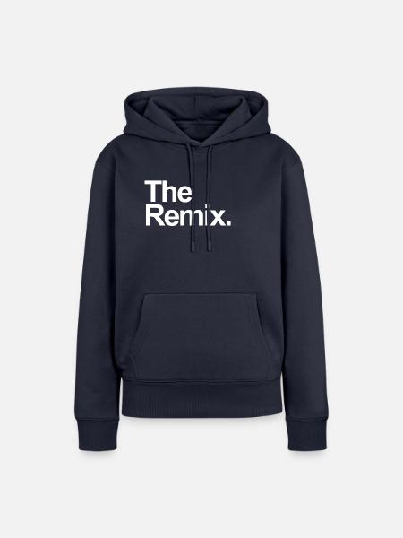 Der Remix - Frauen Premium Bio Hoodie - Navy