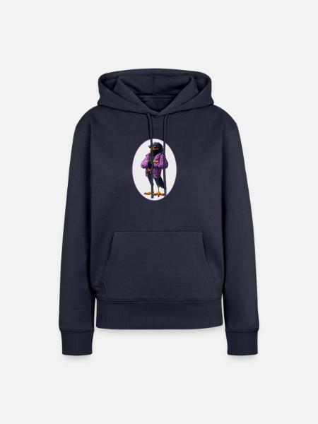 Rabe - Frauen Premium Bio Hoodie - Navy