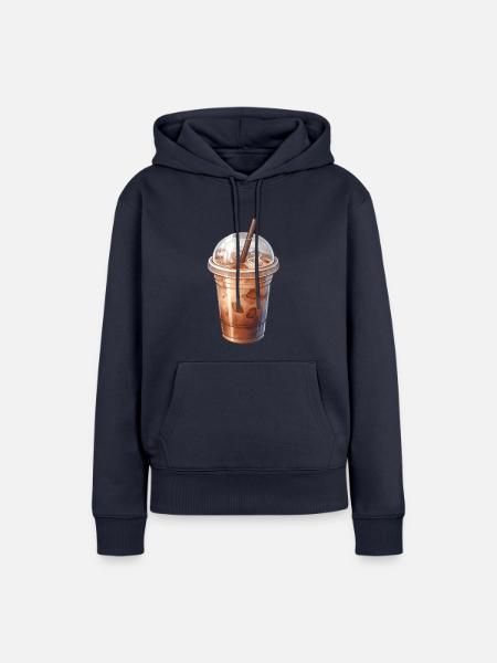 Eistee aus der Milch - Frauen Premium Bio Hoodie - Navy