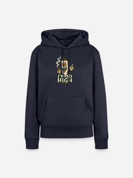 Doobie der Dude - Frauen Premium Bio Hoodie - Navy