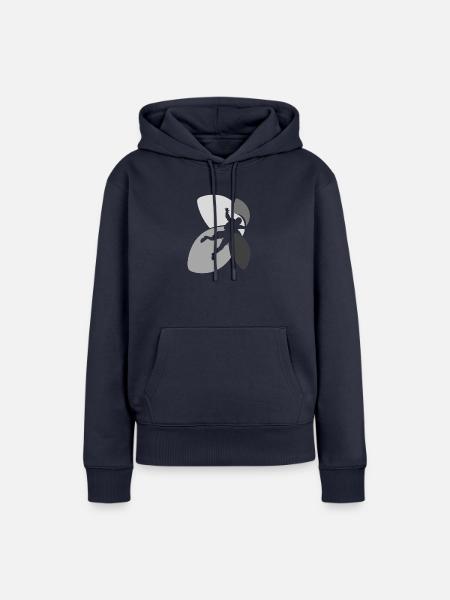 Skydive Base Jumping Freifall - Frauen Premium Bio Hoodie - Navy