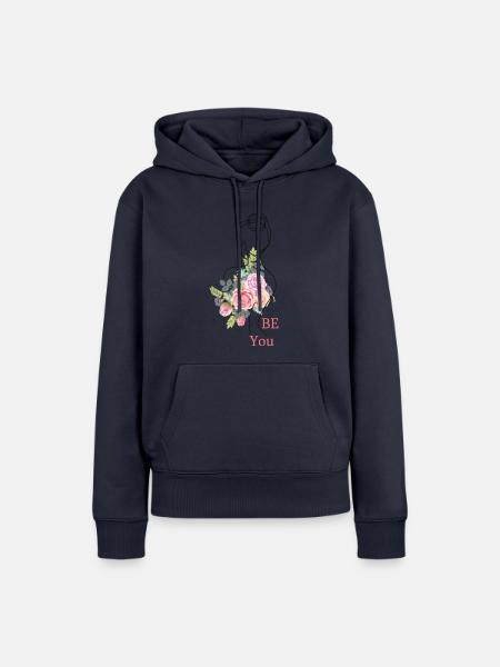 Women - Frauen Premium Bio Hoodie - Navy