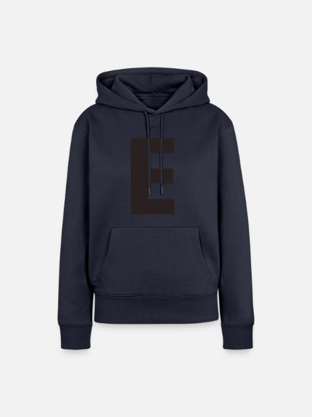 E - Frauen Premium Bio Hoodie - Navy