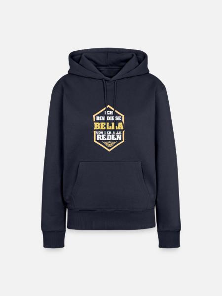 Bella - Frauen Premium Bio Hoodie - Navy
