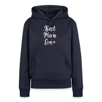 Beste Mutter aller Zeiten - Frauen Premium Bio Hoodie - Navy - Vorne - Julia (174cm)