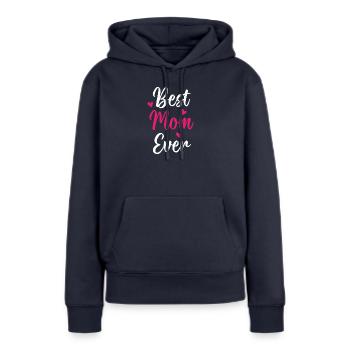 Beste Mutter aller Zeiten - Frauen Premium Bio Hoodie - Navy - Vorne - Julia (174cm)