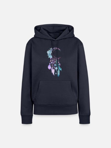 Traumfänger - Frauen Premium Bio Hoodie - Navy