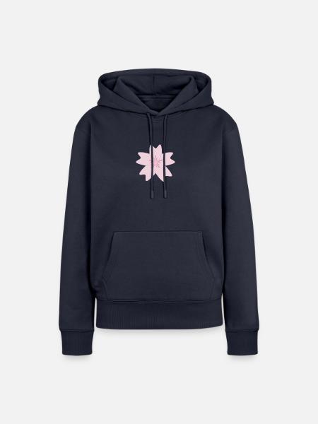 Sakura - Frauen Premium Bio Hoodie - Navy