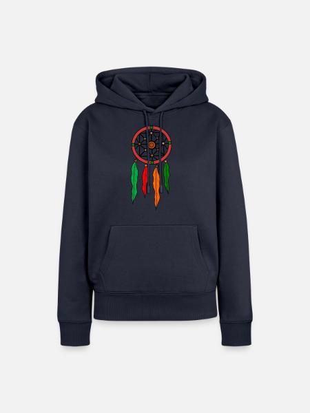 Traumfänger - Frauen Premium Bio Hoodie - Navy