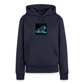 Hund Fantasy - Frauen Premium Bio Hoodie - Navy - Vorne - Julia (174cm)