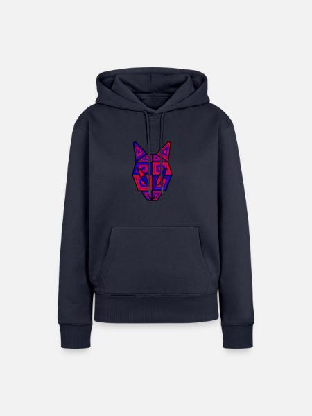 Cubekuroeil - Frauen Premium Bio Hoodie - Navy