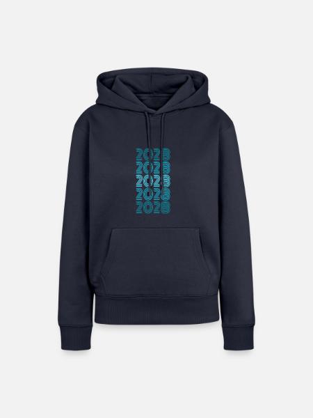 Jungeselle 2028 - Frauen Premium Bio Hoodie - Navy