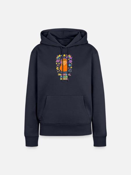 I'm Autistic Please Be Kind - Autismus Kinder - Frauen Premium Bio Hoodie - Navy