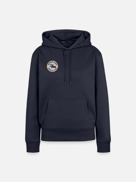 DefaultCube Deleter Club - Frauen Premium Bio Hoodie - Navy