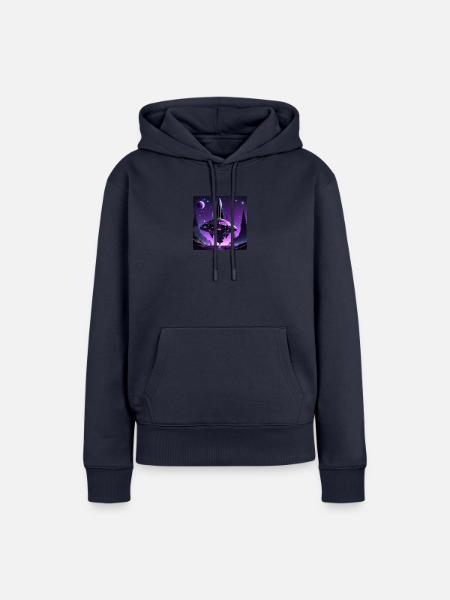 UFO - Frauen Premium Bio Hoodie - Navy