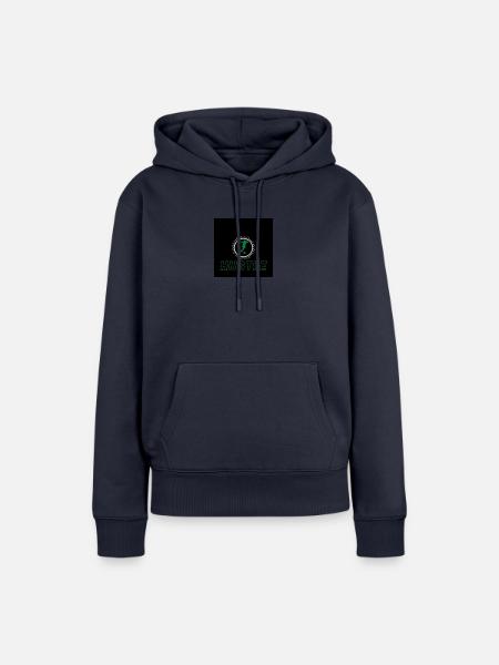Hustle grün black - Frauen Premium Bio Hoodie - Navy