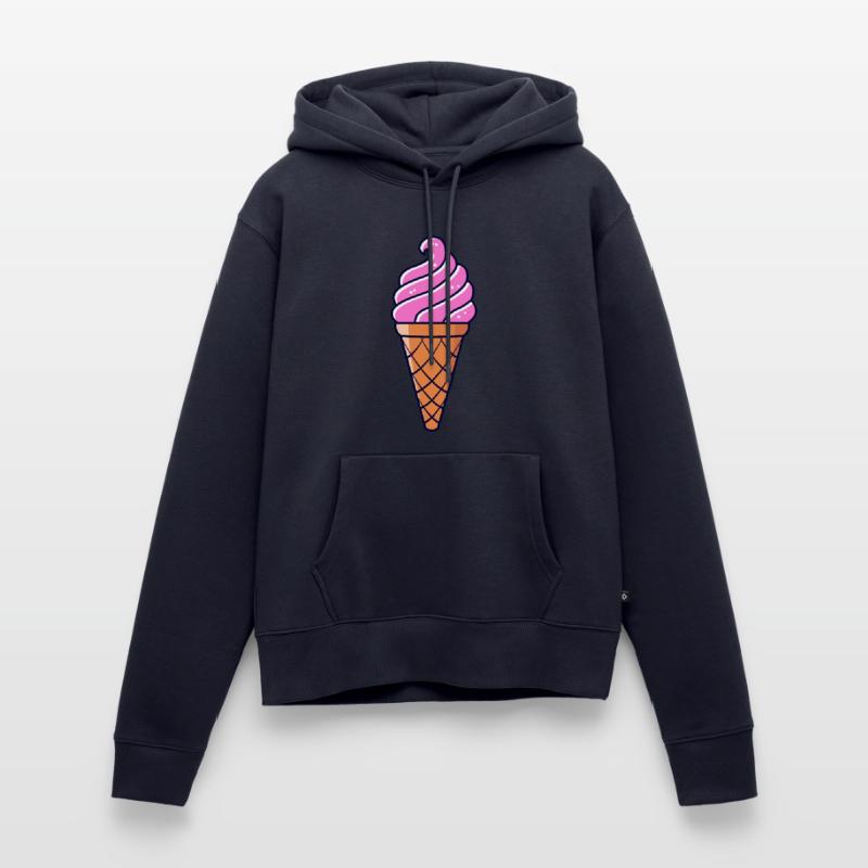 SOFTEIS EISCREME EISBECHER WAFFELEIS GESCHENKIDEE Frauen Premium Bio Hoodie