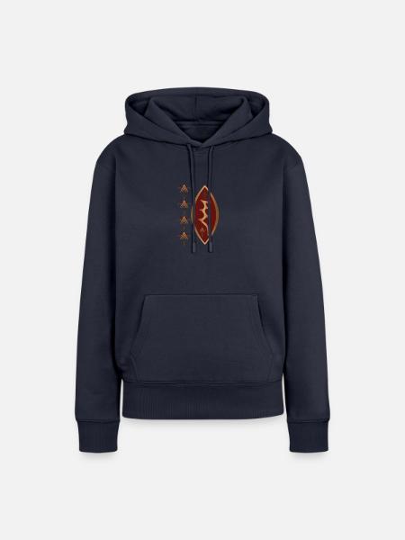 WALD - Frauen Premium Bio Hoodie - Navy