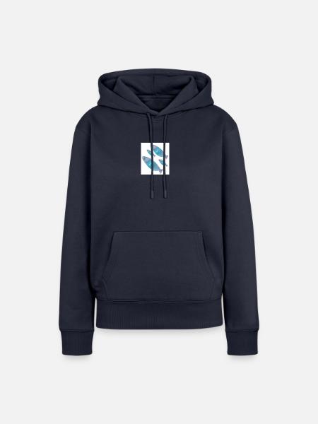 Fische - Frauen Premium Bio Hoodie - Navy